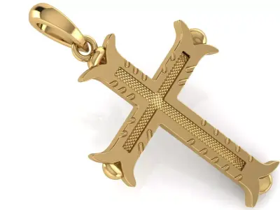 CROSS PENDANT CR143 3D print model