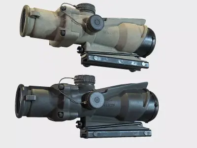 Optical Scope 7 Low-poly 3D model