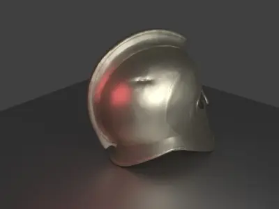 ancient greek helmet 3D print model