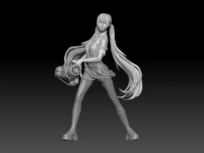 APOCALYPSE MAD GUNSLINGER JAPAN SCHOOL 3D print model