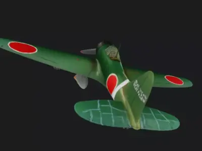 Aichi D3A1 Val 3D Model 3D model