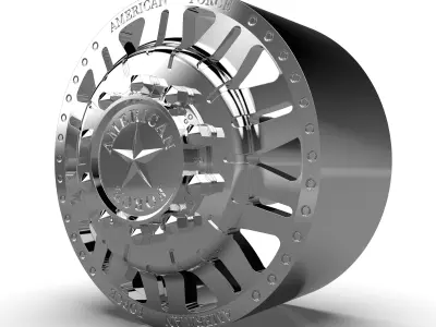 AMERICAN FORCE F93 OMEN DRW WHEEL 3D print model