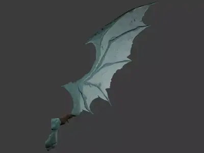 Espada Asa de 3D model