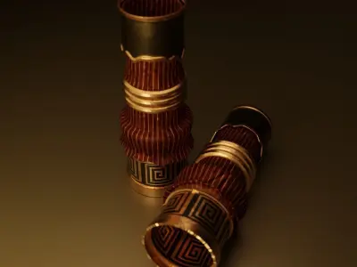 3D Arm-Guard Low-poly 3D model