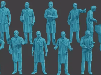 Scientist Male SM1 Pack1