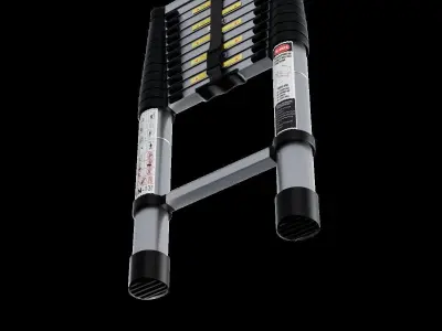 Single Side Telescopic Ladder 3D model