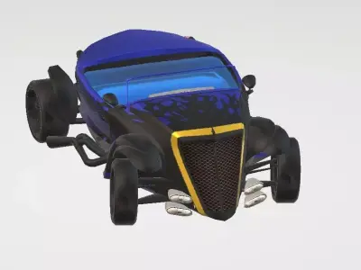 Vintage Racer Free 3D model