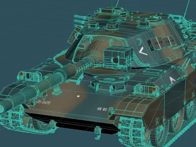 JGSDF Type74G Tank 3D model