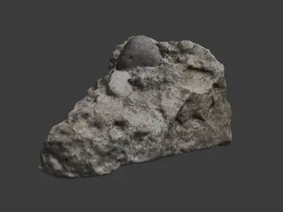 Small Rock01 Free low-poly 3D model