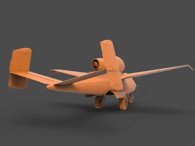 Heinkel He 162 3D print model