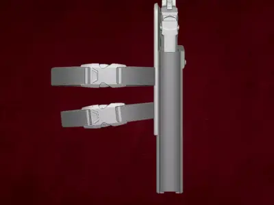 Long Slide Desert Eagle STL Files For Action Figures 3D print model