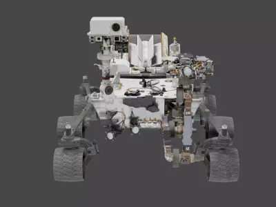 Mars Curiosity Rover Low-poly 3D model purchase