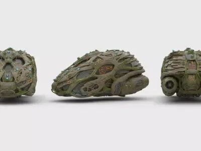 Forest exploration vehicle 3D print model