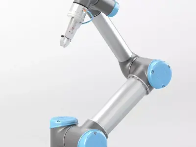 UR5 with Hitbot Electric Gripper 3D model