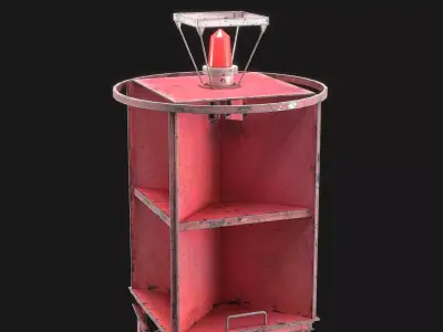 Sea Buoy v3 Low-poly 3D model