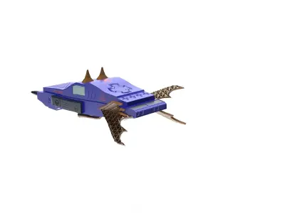sci fi jet 3D model