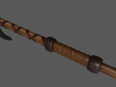Viking battle axe Low-poly 3D model purchase