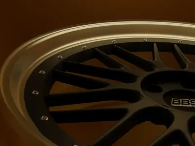 BBS LM Rim 3D model