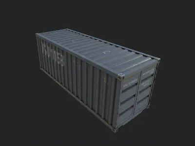 ship container 3D model