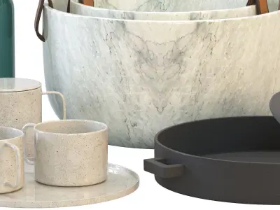 Kitchen decor part 2 3D model