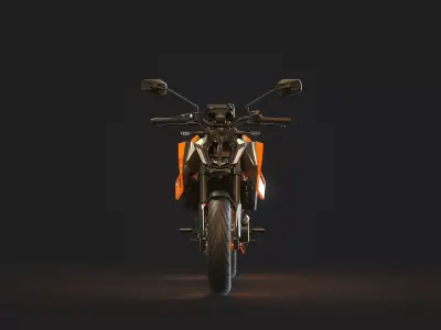 Base model KTM Duke 390 2024 3D model