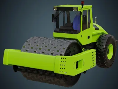Compactor 2 Untextured 3D model