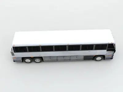 Charter Bus 3D model