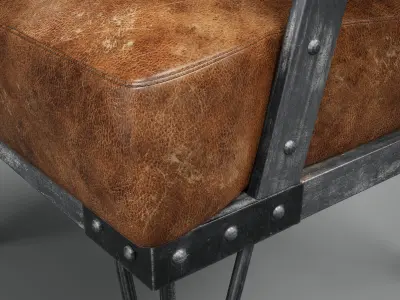 Industrial Armchair 3D model