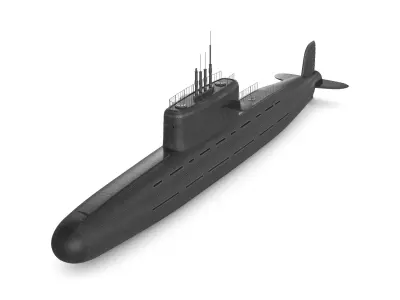 Submarine 3D model 29