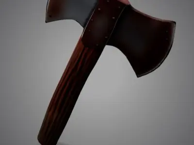 Vintage Axe 3D model
