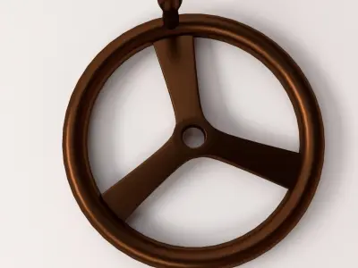 Crank Wheel 3D model