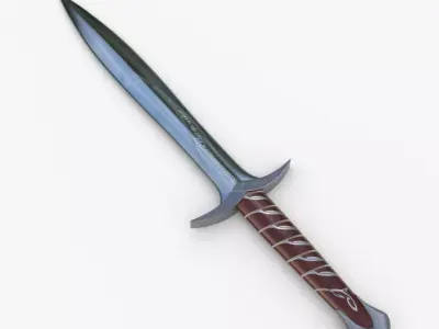 Sting Sword Low-poly 3D model purchase