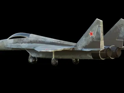 Mig-29 Fighter Jet 3D Model Low-poly 3D model