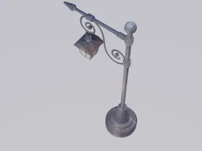 3D Historic Pole Illustration - Detailed and Authentic 3D Model 3D model