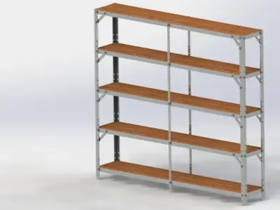 Garage and Workshop Rack 3D model