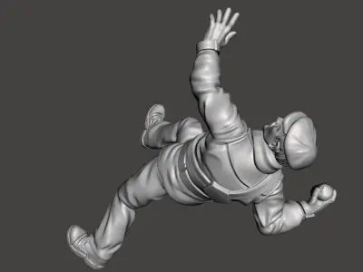 Bomber STL 3d print ready model  3D print model