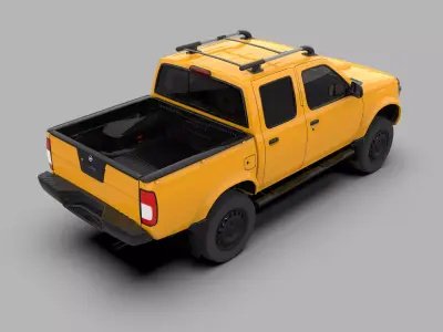 Nissan Frontier Pickup Truck 2004 Free 3D model