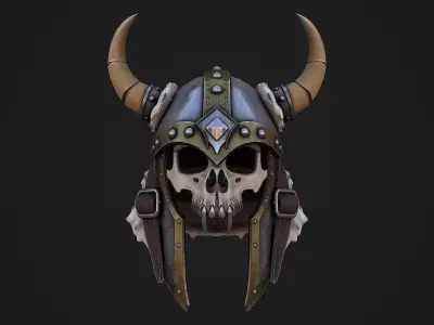 Fantasy Helmet 3D model Low-poly 3D model