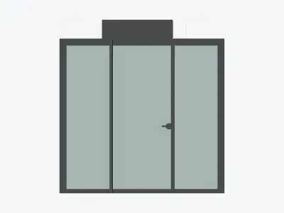 Booth - Meeting - Officetec - Pod - Medium Low-poly 3D model