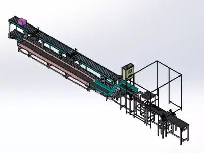 Conveyor Automation 3D model