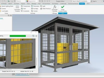 Cover Frame Genset Home Installation Portable  3D print model