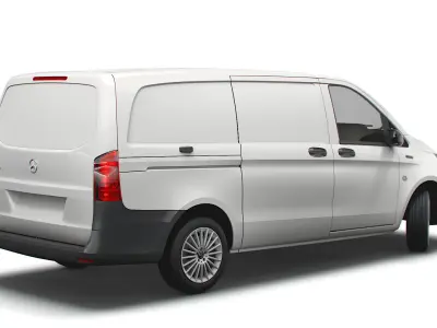 Mercedes Benz E Vito Panel Van L2 2021 3D model