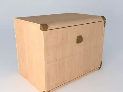 Indiana shoe chest 3D model