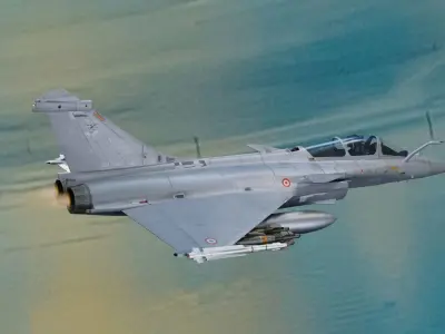Dassault Rafale C - Rigged - High Resolution Cocpit Low-poly 3D model