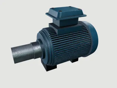 Motor Low-poly 3D model purchase
