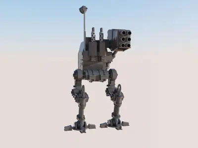 Support Sentinel with Missile Pod  3D model