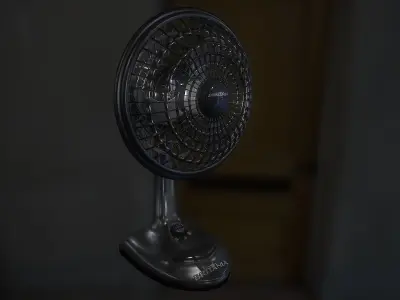 Desktop Fan 3D model
