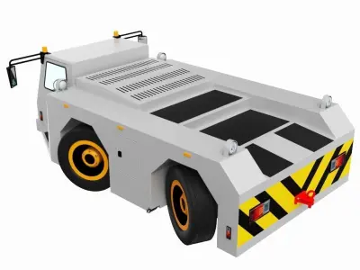 Airport Tug 3D model