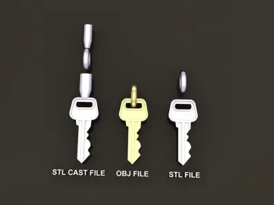 Key Pendant Style 2 3D print model