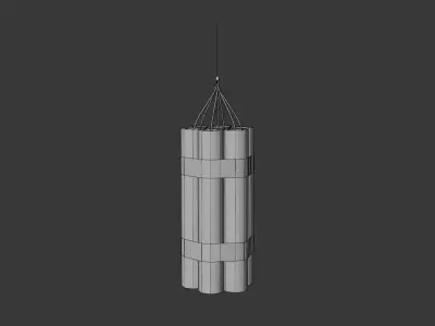 Dynamite Bundle Free low-poly 3D model